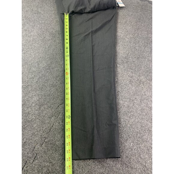 CALVIN KLEIN Mens Flat Front Regular Straight Dress Pants Size 36x30 Gray NWT - Picture 7 of 8